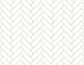 herringbone 3x9 inch pattern vinyl bath surround