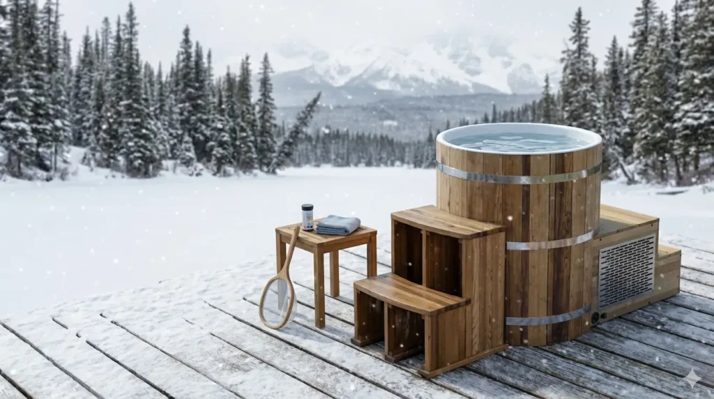 cold plunge unit in utah outdoors