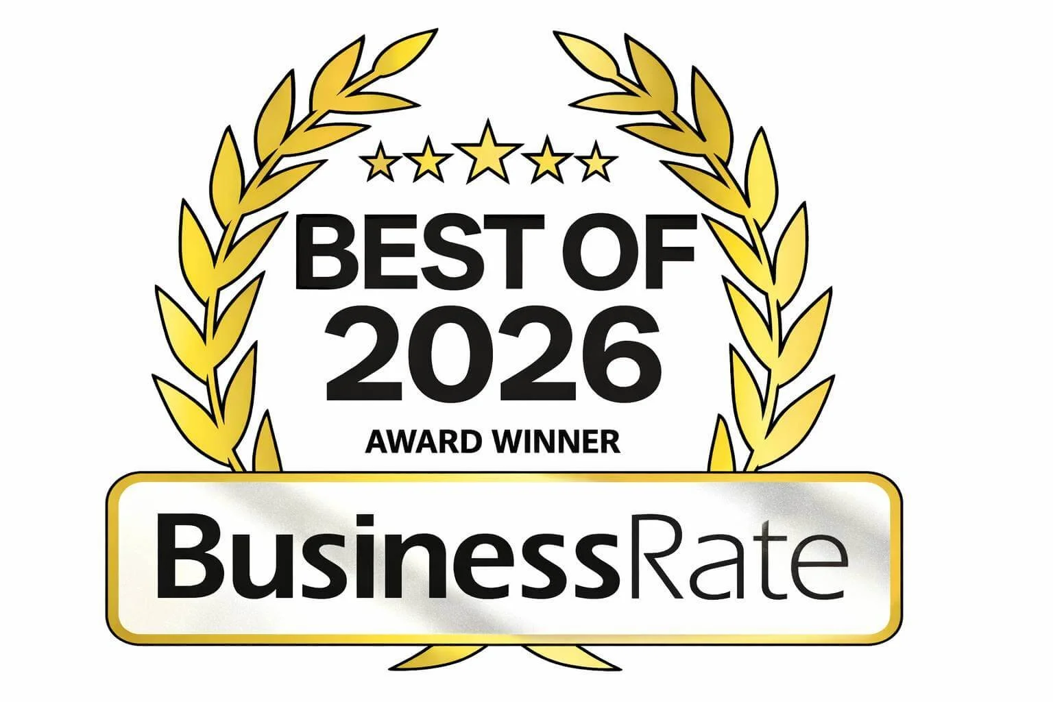 business rate best of 2026 winner badge